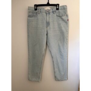 BDG Dad Slim Tapered Fit Jeans Light Wash Blue Denim 34x30 Urban Outfitters